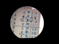 Polvo del telémetro láser de caza del modo los 2000m 8x25m m de la exploración resistente