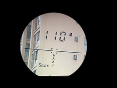 6x Magnificación Golf Pista medidor de distancia con lente de 16 mm