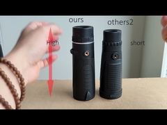 Telescopio monocular para teléfono móvil 10-30x42 compacto para observación de aves