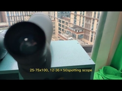 Telescopio de larga distancia anguloso gigante de 25-75x 100m m para la astronomía