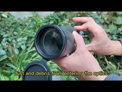 Prenda impermeable monocular del telescopio de los adultos 12×60 HD de alta potencia