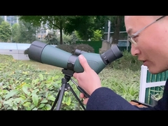 Telescopio impermeable de cristal 20-60X60 para caza con retícula