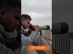 20-60x80 gris que mancha el telescopio de la lente de los prismáticos HD para la visión Birding de la fauna de los adultos