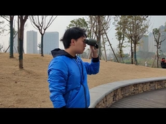 BAK4 prismáticos del telescopio de la observación de pájaros de la lente de la prisma FMC con el compás y el telémetro